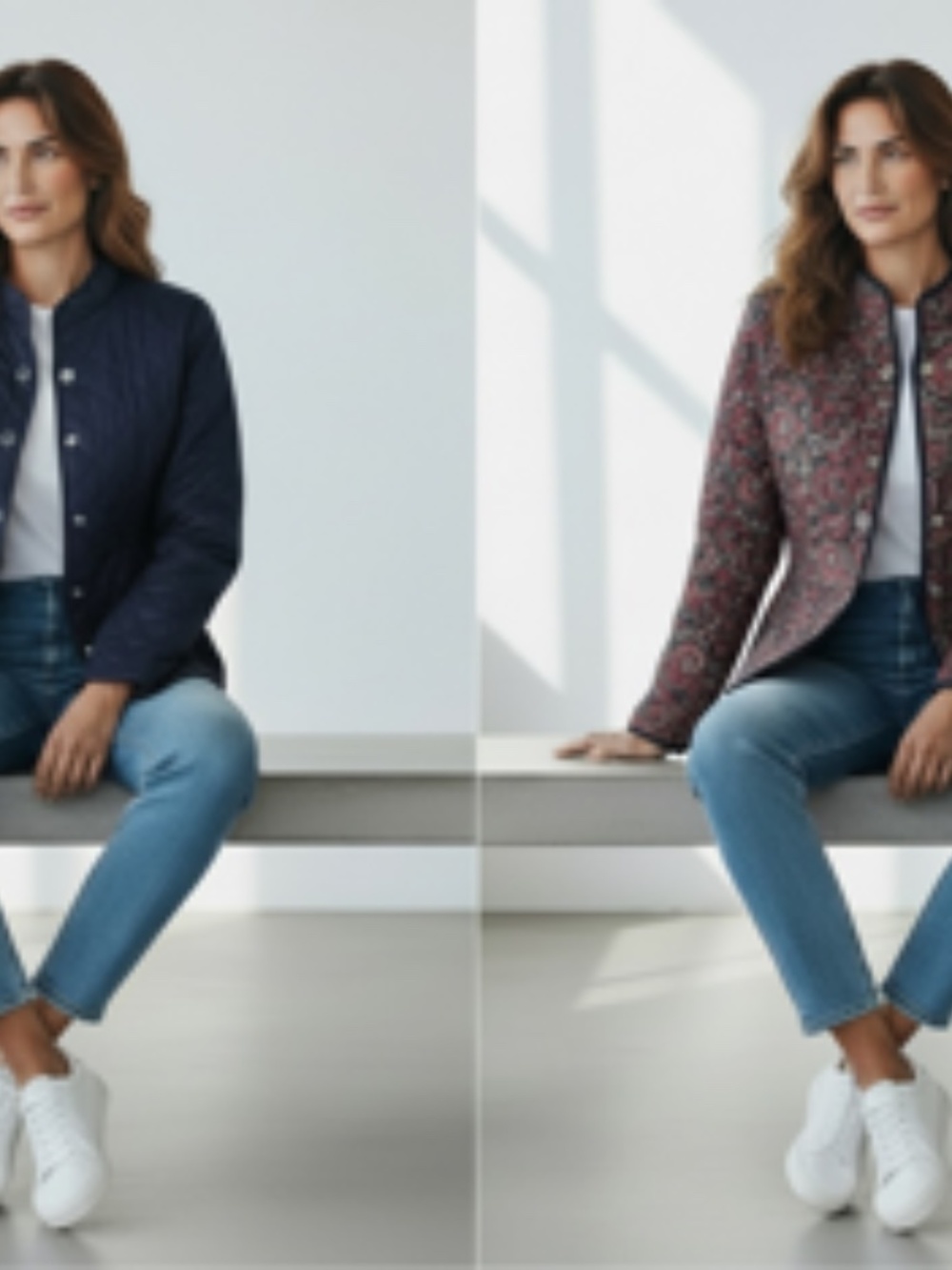 NWT Chico's Reversible Lightweight Quilted Jacket Size ! - Picture 14 of 14